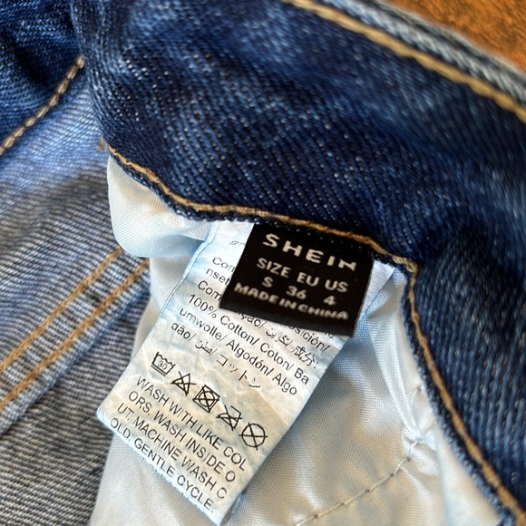 Shein midi denim skirt. - Picture 5 of 7